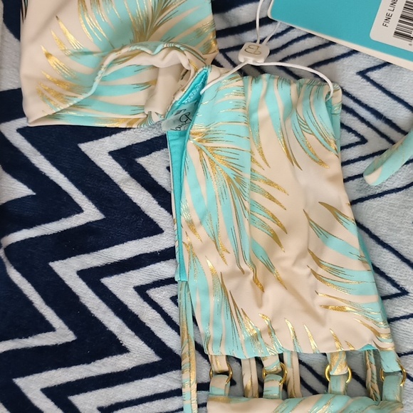 Beach Bunny Fine Lines Brand New Swimsuit - Picture 4 of 11